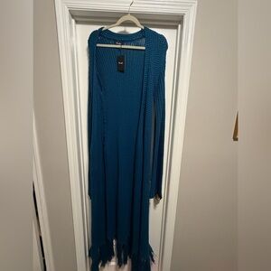 Hanifa Wrap Sweater Dress